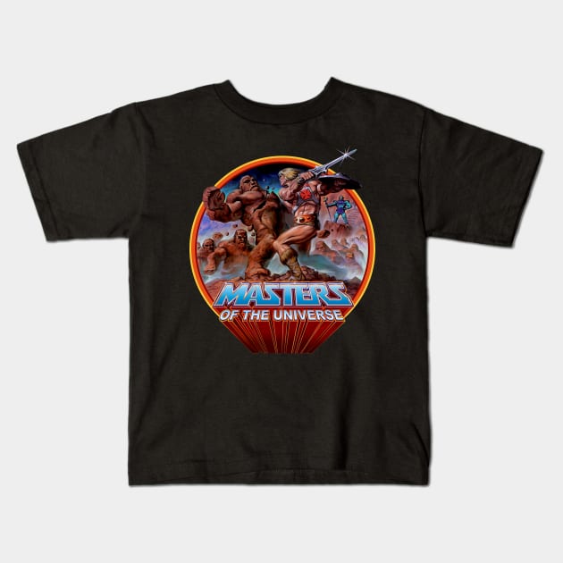 Eternia Heroic Warriors Kids T-Shirt by Trazzo